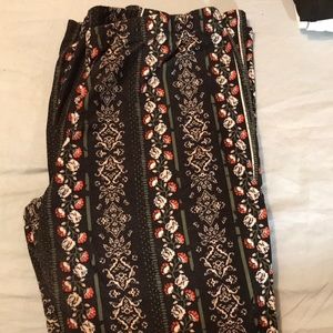 Flare legging pants